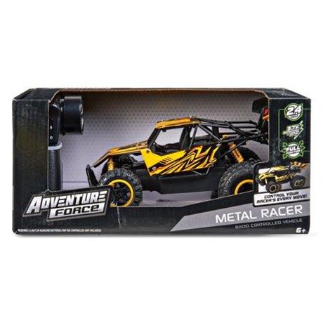 Adventure Force Metal Racer Radio Controlled Vehicle  Yellow