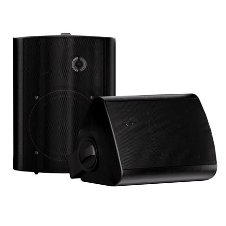 Herdio 5.25 Inches Passive Outdoor Speakers Wired Waterproof, 300 Watts Wall