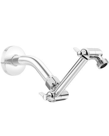 5 Inch Adjustable Shower Head Extension Arm, With Locking Set Screw, Singing