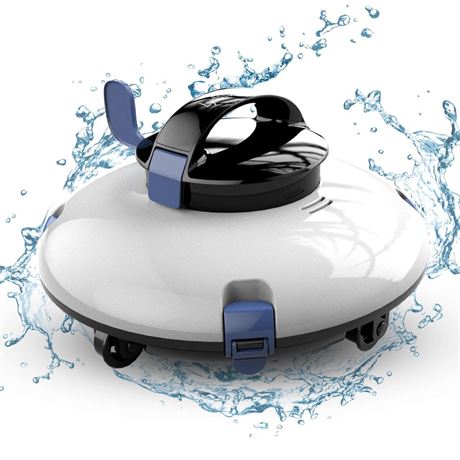 Lydsto Cordless Robotic Pool Cleaner, 120Mins Automatic Pool Vacuum, Stronger