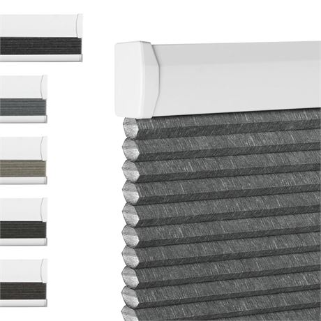 BERISSA,Cellular Window Shades,Blackout Honeycomb Blinds for Window,Jacquard