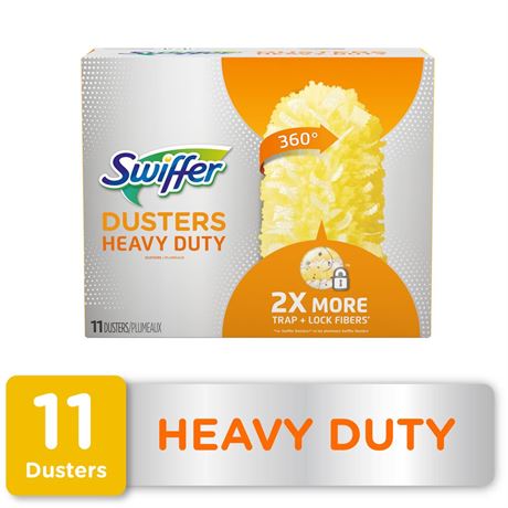 Heavy-Duty Unscented Multi-Surface Microfiber Duster Refills (11-Count)