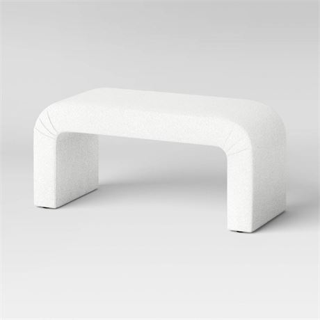Cicely Waterfall Bench Cream Boucle - Threshold™