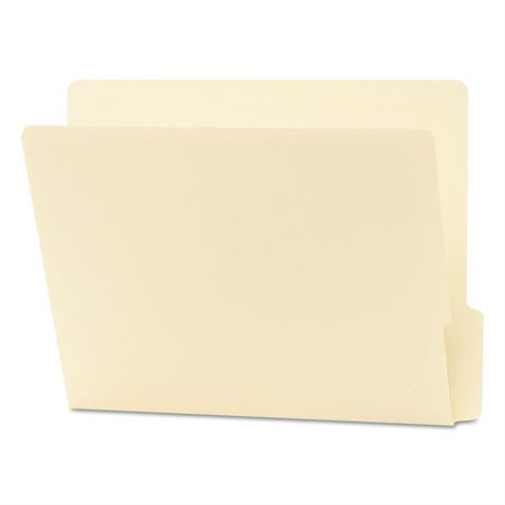 2 pack Smead End Tab File Folder, Shelf-Master Reinforced 1/3-Cut Tab Bottom