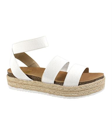 Yoki Chiara 10 Women's Espadrille Platform Sandals,