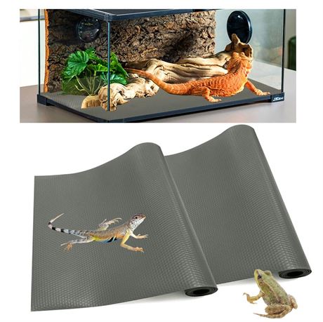 Bearded Dragon Tank Accessories, Non-Adhesive Reptile Terrarium Carpet