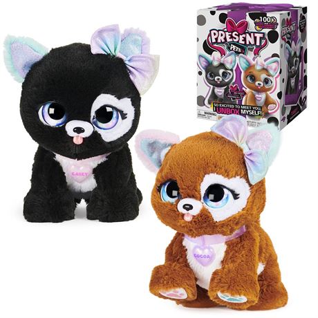 Glitter Puppy Interactive Surprise Plush Toy Pet with Over 100 Sounds & Actions