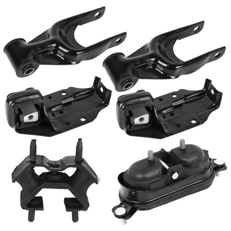 6Pcs Engine Motor & Trans Mount Set Compatible with 1997-2005 for Buick Century