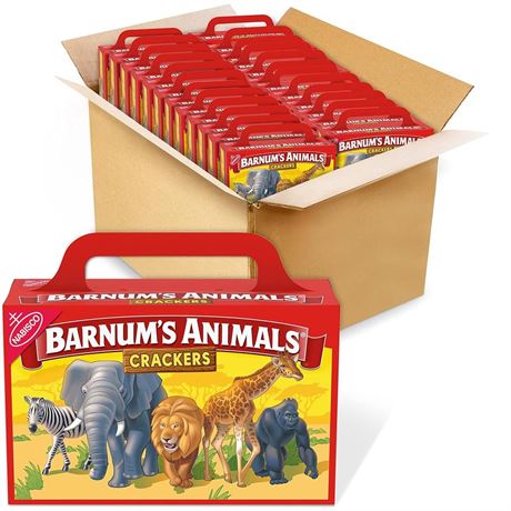 Pack of 24 Barnum's Original Animal Crackers, 24 - 2.13 oz Boxes ORIGINAL 2.13