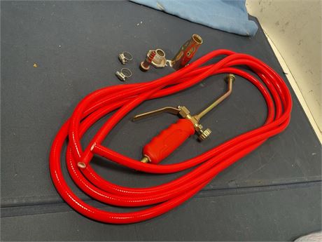 High Output Propane Torch Burner Kit with Self Igniting for Outdoor Melting and