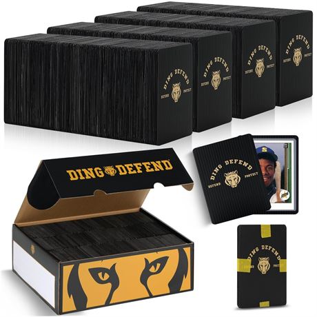 510 Pack Ding Defend Trading Card Shipping Protectors Hard Plastic Card Slab -