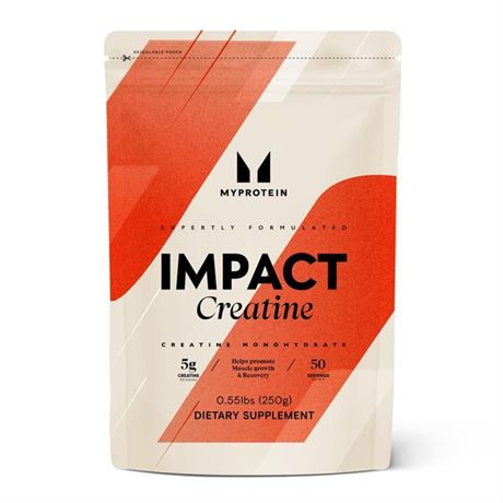 Myprotein Creatine Monohydrate Powder, 50 Servings (0.55lbs) Pure Unflavored