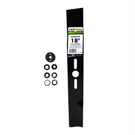 Maxpower 18-Inch Universal Replacement Lawn Mower Blade 331030 2 pc
