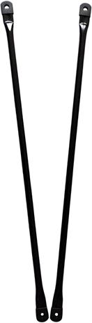 80cm/31.5inch Garden Swing Replacement Rods, Black Metal Round Rods for Hanging