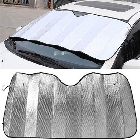 1Pc Foldable Car Windshield Visor Sun Protector Cover Front Rear Sun Block