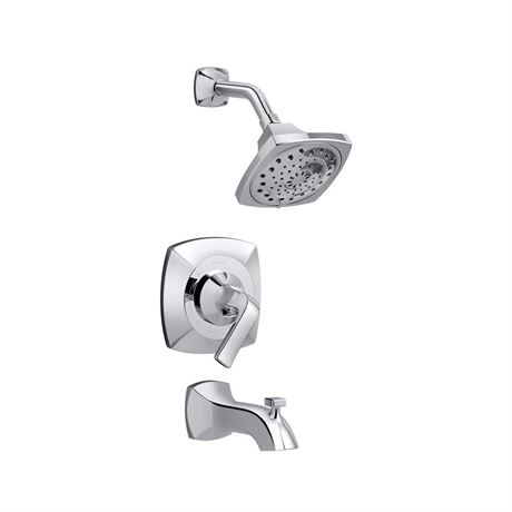 Kohler Rubicon Single-Handle 3-Spray Wall-Mount Tub And Shower Faucet In