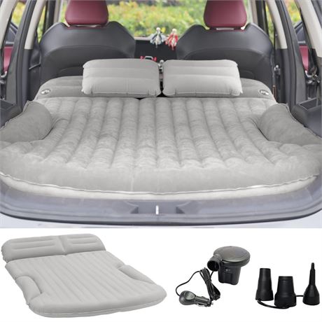 KMZ SUV Air Mattress Thickened and Double-Sided Flocking Travel Camping Bed