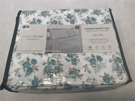 Modern threads 3 piece sheet set