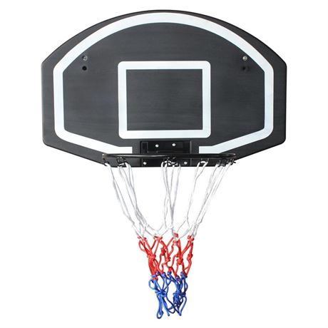 Rakon Wall-Mounted Basketball Hoop, 28.5 "X 18" Large Backboard, Pe