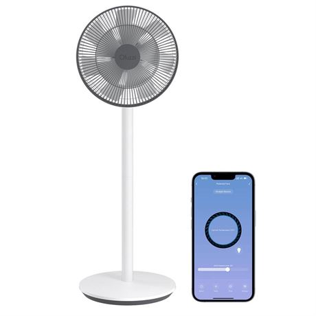 Ofuzzi Breeze 10 Smart Pedestal Fan for Bedroom, Smart Fans works with