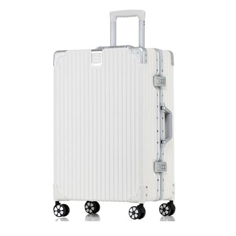 HotWay Carry On Luggage with Aluminum Frame, 20 Inch PC Hard Shell Suitcase