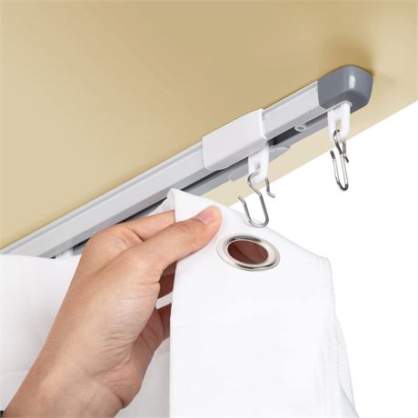 ACMEART Ceiling Curtain Track,Retractable Ceiling Track for