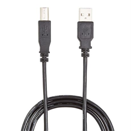 6' USB A Male/B Male, Black (NX29749)