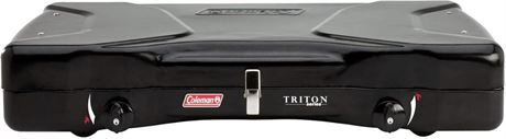 Coleman Triton 2-Burner Propane Camping Stove, Portable Camping Grill/Stove