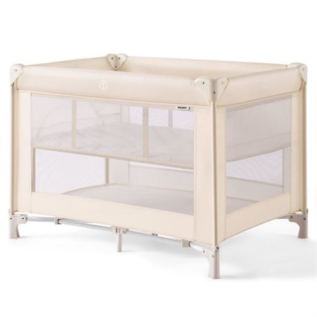 HARPPA Baby Playard with Bassinet,Pack and Play for Newborn,Portable Infant