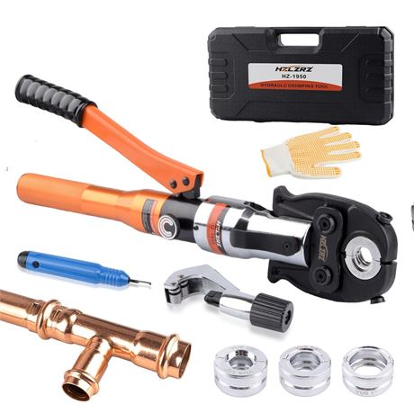 HZLZRZ ProPress Tool Copper Tube Fittings Hydraulic Copper Pipe Crimping Tool