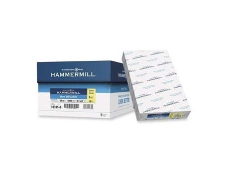 Hammermill Multipurpose Paper 20lb. 8-1/2'x14' Canary 103358