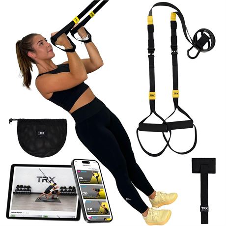 TRX GO Suspension Trainer, At Home, Portable Gym Workout, For Strength