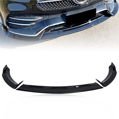 MotorFansClub 3pcs Front Bumper Lip Splitter Fit for Mercedes Benz GLE W167