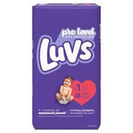 OFFSITE Luvs Pro Level Leak Protection Diapers Size 1 48 Count