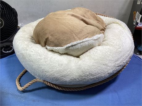 donut dog and cat cushion bed