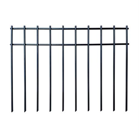 Black Animal Barrier Fence 12in (H) X13.8ft (L) with 1.55 Inch Spacing  Heavy