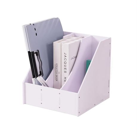 OFFSITE Vertical Magazine File Holder Desk Oragnizer, Binder File Folder Rack