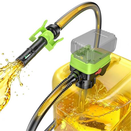 3.2 GPM Fuel Transfer Pump, Cordless for Dewalt Milwaukee | 3.2 GPM Rapid,