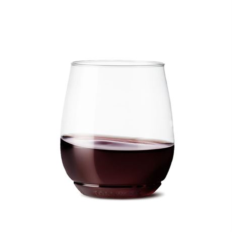 TOSSWARE Clear Plastic Vino Wine Glasses  14 Oz  48 Count