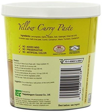 Maeploy Paste Curry Yellow 400g X 1