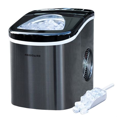 Frigidaire 26 lb. Bullet Ice Maker, Countertop Ice Machine with LED Control