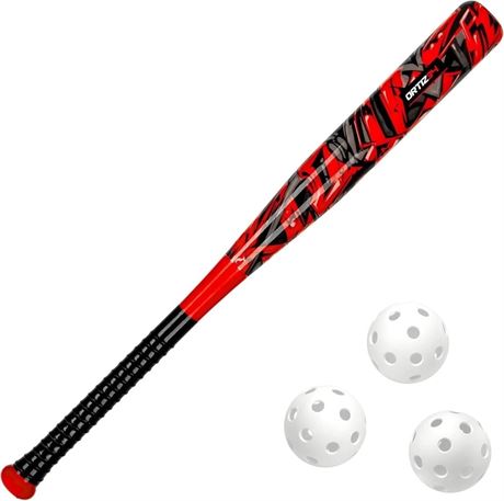 Ortiz34 29" Graffiti Plastic Bat & Ball Set, David Ortiz Backyard Baseball