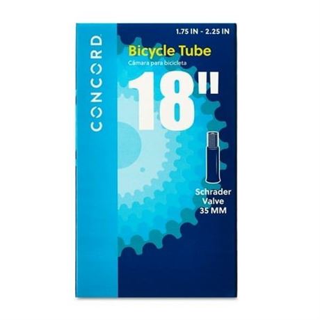 Concord Replacement Bicycle Inner Tube  18   Schrader Valve