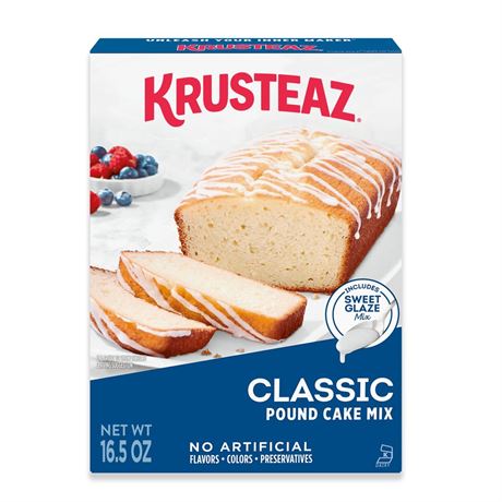 Krusteaz Classic Pound Cake Mix, Pound Cake Baking