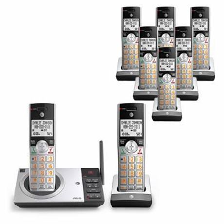 At&T CL DECT 6.0 2-Handset Cordless Phone for Home with Answering Machine