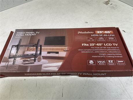 Madalen Slim Fix 23-65" Fixed TV Wall Mount (Model: MDN-SF-65-LPM)