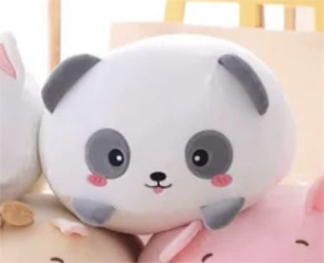 Plush Soft Stuffed Animal Cartoon Pillow, Cute Cushion Fat Baby Elephant, Dog,