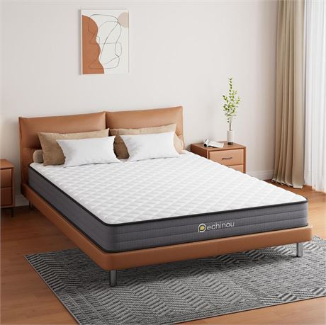 Twin Size Mattress, 6 INCH Twin Mattress in a Box with Gel Memory, Comfort