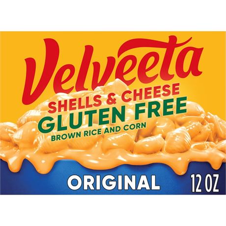 Velveeta Gluten Free Shells and Cheese Mac and Cheese, Brown Rice and Corn