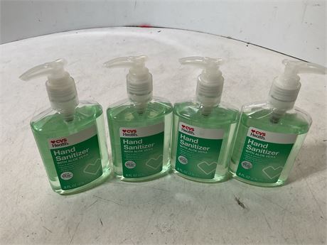 hand sanitizer 8 fl oz /4 bottles